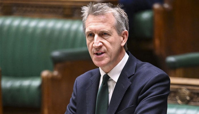 Security minister Dan Jarvis. —AFP/File