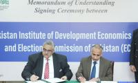 ECP, PIDE Sign MoU On Electoral Awareness