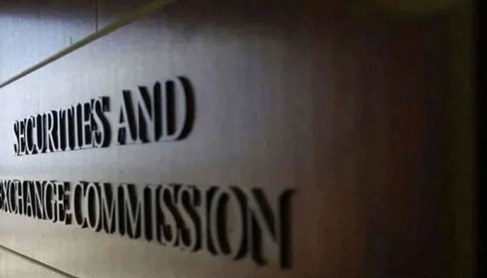 A view at the entrance of the Securities and Exchange Commission of Pakistans building. — SECP website/File