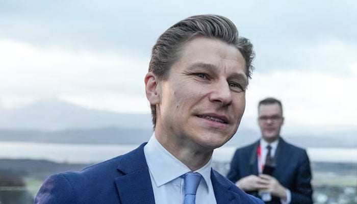 Finnish Minister of Defence Antti Hakkanen attends the defense ministers meeting of the Joint Expeditionary Force (JEF), in Bodoe, Norway, November 5, 2025. —Reuters