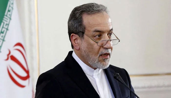 Iranian Foreign Minister Abbas Araghchi speaks during a press conference in Tehran, on November 19, 2024.— AFP