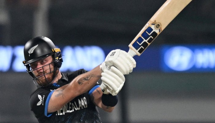 New Zealands Finn Allen in action. —AFP/File