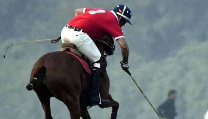 A polo game is in progress at the Lahore Polo Club. — Facebook/Lahore Polo Club/File