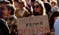 Thousands March For Women’s Rights And Against Mideast War