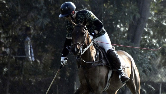 A polo player in action at Lahore Polo Club. — Facebook@Lahore Polo Club/File