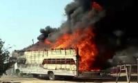 74 New Motorcycles Gutted As Carrier Truck Catches Fire