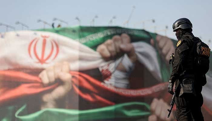 A member of the Iranian police attends a pro-government rally in Tehran, Iran, January 12, 2026. — Reuters