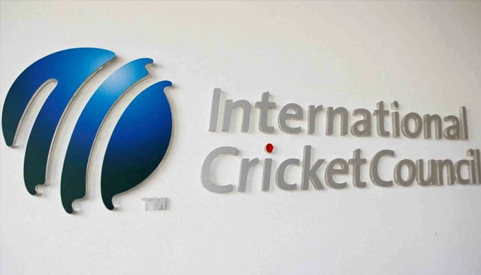 The International Cricket Council (ICC) logo at the ICC headquarters in Dubai, October 31, 2010. — Reuters