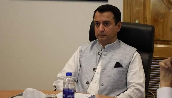 Newly posted Secretary Information and Public Relations Khyber Pakhtunkhwa, Matiullah Khan in a meeting. — Facebook@IndustriesKPGov/File