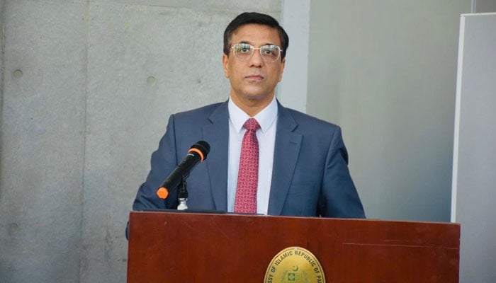 Pakistani Ambassador for Japan Abdul Hameed addressing an event on March 14, 2026. — Facebook@PakistaninJapan