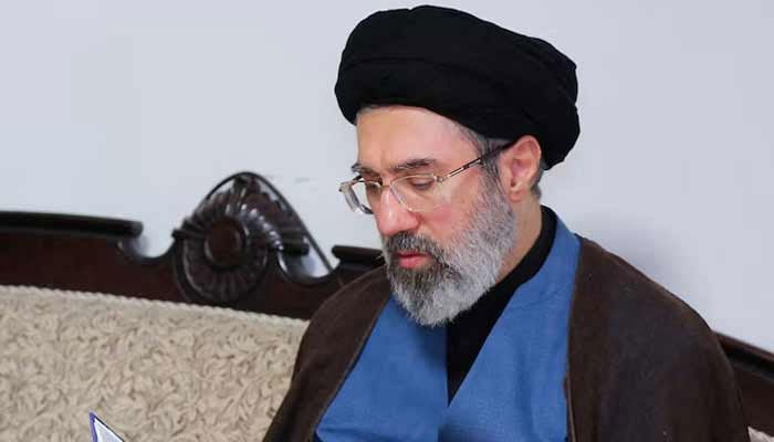Mojtaba Khamenei, the second son of Irans late Supreme Leader Ayatollah Ali Khamenei, visits Hezbollahs office in Tehran, Iran, October 1, 2024. — Reuters