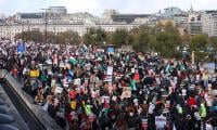 Hundreds Rally In London For Banned Pro-Palestinian March