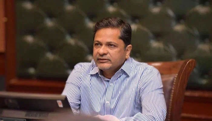 Karachi Commissioner Hasan Naqvi seen in this image on January 21, 2025. — Facebook@Commissioner Karachi Office