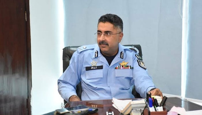 Inspector General of Police (IGP) Islamabad, Syed Ali Nasir Rizvi, chairing a meeting on March 17, 2026. — Facebook@islamabadpolice