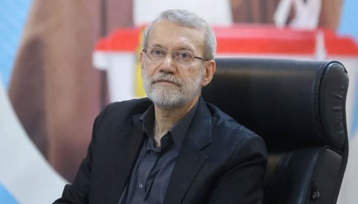Ali Larijani, former Chairman of the parliament of Iran, after registering as a candidate for the presidential election at the Interior Ministry, in Tehran, Iran May 31, 2024. — Reuters