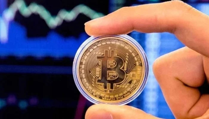 A visual representation of the digital cryptocurrency Bitcoin. — AFP/File