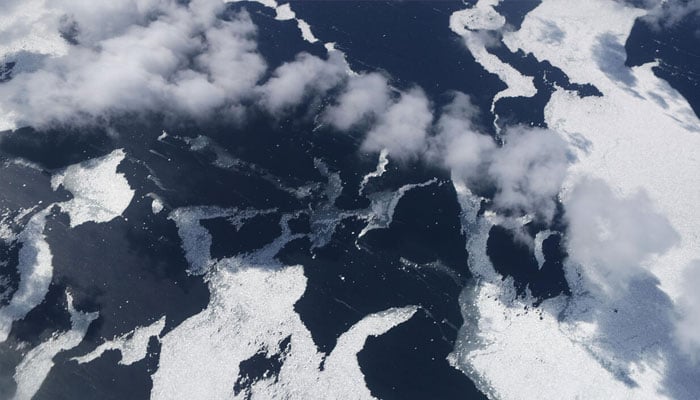 Clouds passing over sea ice in Antarctica. —AFP/File
