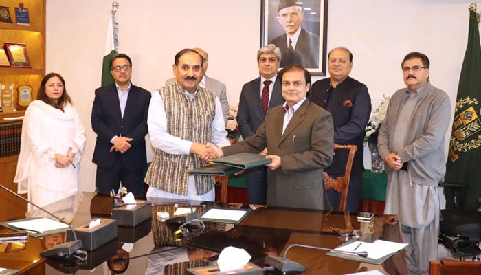 The Ministry of Federal Education and Professional Training held a signing ceremony for a Letter of Understanding (LoU) with eight civil society organisations on March 19, 2026. — APP