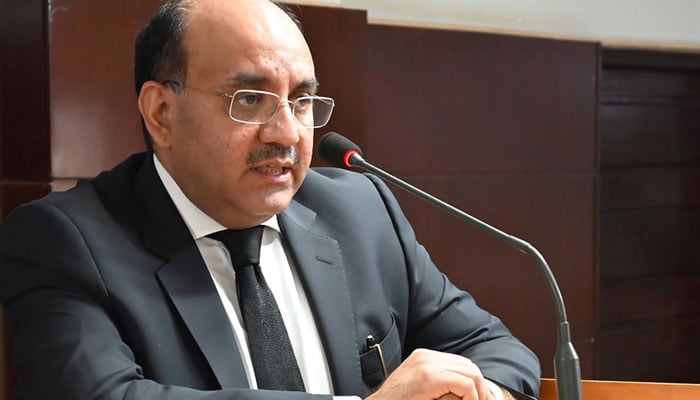 This picture, released on April 29, 2024, shows Ayaz Shaukat. — Facebook@islamabadbarcouncil/File