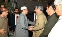 President Zardari Arrives In Nawabshah To Celebrate Eid