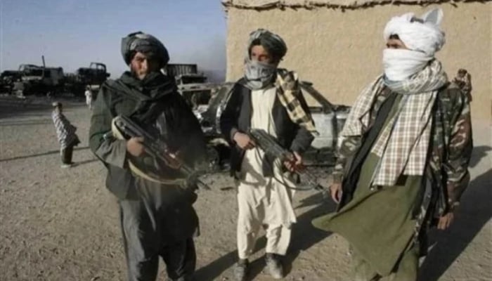 The representational image shows Afghan Taliban fighters. — AFP/File