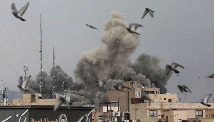 Smoke rises over Tehran on March 2, 2026, amid US and Israeli attacks on the Iranian capital. With most of its proxies severely weakened, the Islamic Republic is facing its most perilous moment largely alone. —Reuters