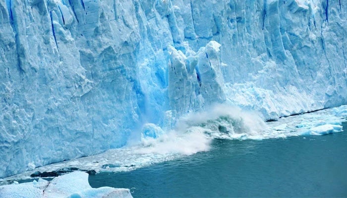 A giant piece of ice breaks away from a glacier in the Antarctic. — Unsplash/File