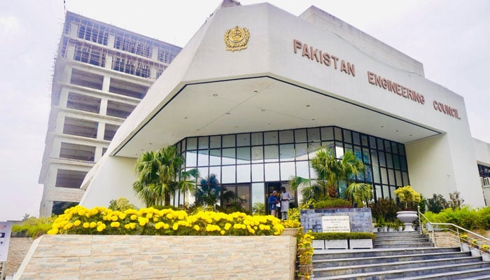 The Pakistan Engineering Council (PEC) building can be seen in this image. — Facebook@PECOfficial/File