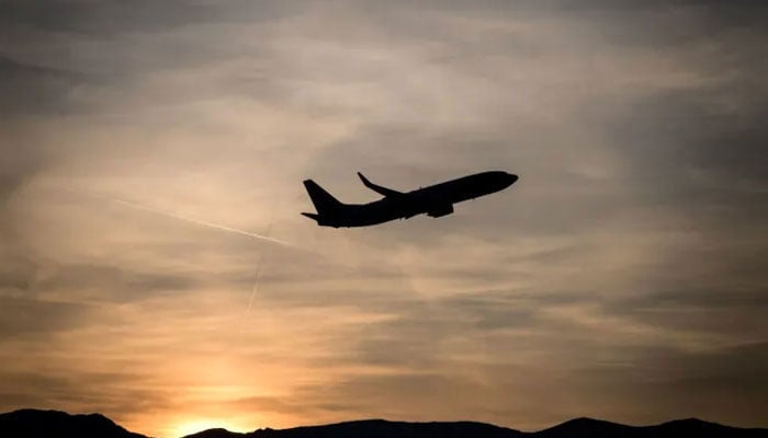 Representational image of an aeroplane in air. —AFP/File
