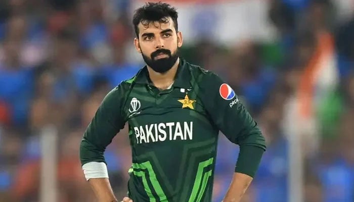 Pakistani cricketer Shadab Khan. — AFP/File