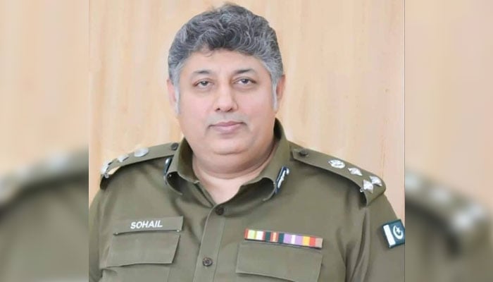 Regional Police Officer (RPO) Faisalabad Suhail Akhtar Sukhera looks on in this undated image. — APP/File