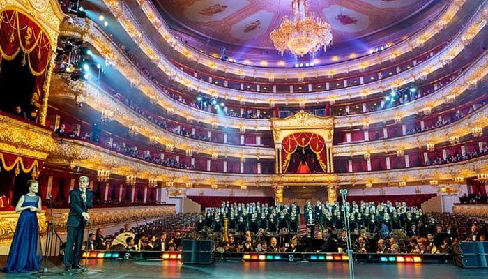 An image from the 250th anniversary of the Bolshoi Theatre, hosted by the Russian Embassy School on March 25, 2026. — Facebook@ russianembassypakistan