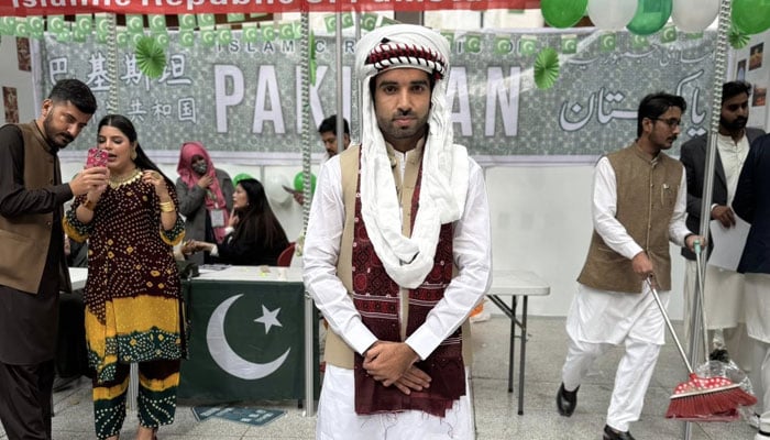 Imran Baloch, a PhD student in China, on November 25, 2025. — Facebook@imranbalochg6