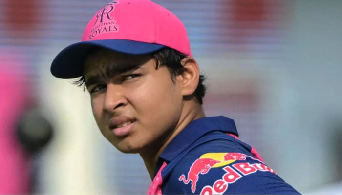 Vaibhav Suryavanshi pictured last year for Rajasthan Royals. — AFP/File