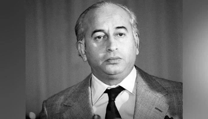 PPP) founding chairman, Shaheed Zulfikar Ali Bhutto. — AFP/File