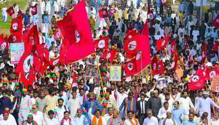 JSQM activists hold a rally on February 23, 2025. — INP