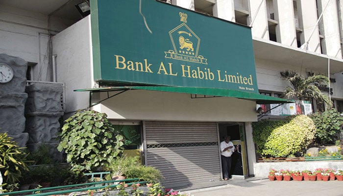 A Bank AL Habib branch. —APP/File