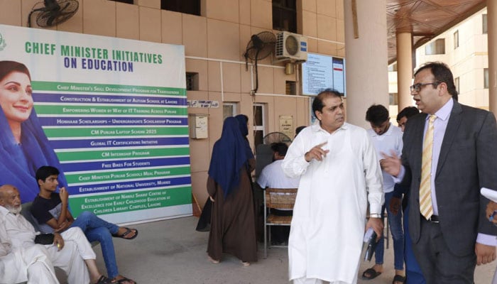 Controller of Examinations BISE Lahore, Tauseef-ur-Rehman pictured on August 5, 2025.  — Facebook@bise.lahore.9