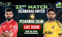 Islamabad United Face Peshawar Zalmi Today