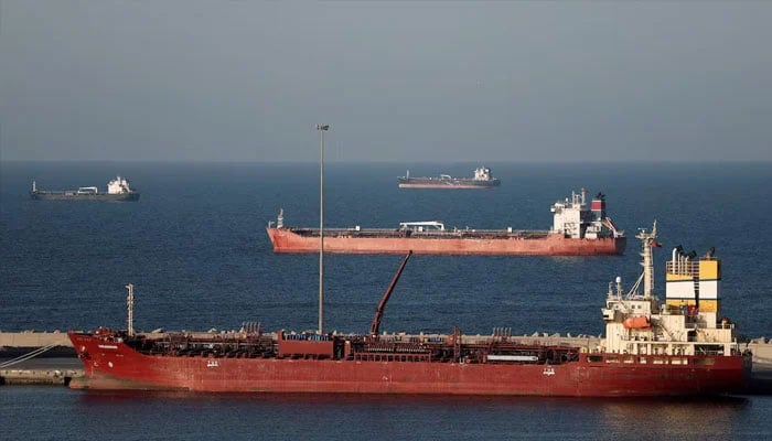 Luojiashan tanker sits anchored in Muscat, amid the US-Israeli conflict with Iran, in Muscat, Oman, March 7, 2026. —Reuters