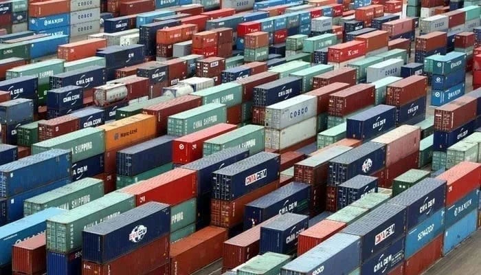 A representational image of containers stored at a facility. — AFP/File