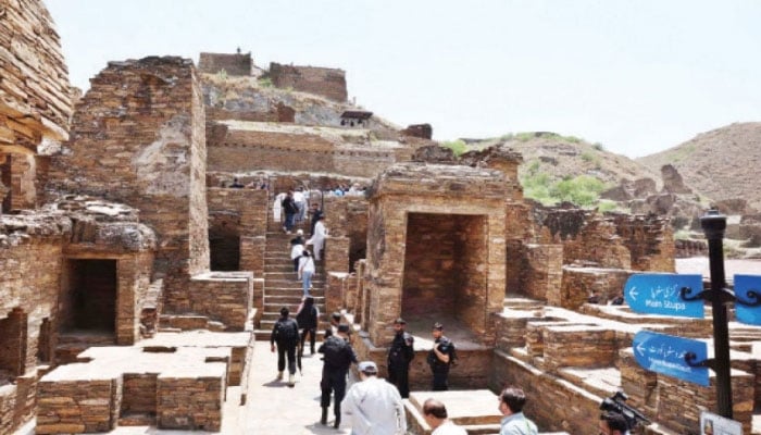 The Takhtbhai archaeological site. — APP/File