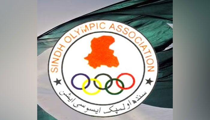 The Sindh Olympic Association Logo can be seen in this image. — Facebook/Sindh Olympic Association/File