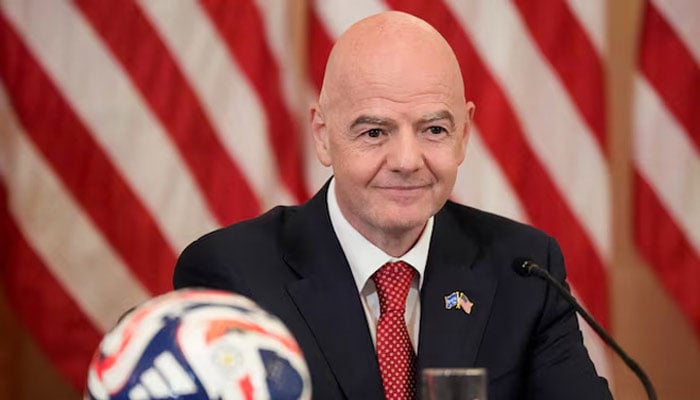 FIFA president Gianni Infantino attends a meeting of the FIFA Task Force at the White House in Washington, DC, US, May 6, 2025. — Reuters