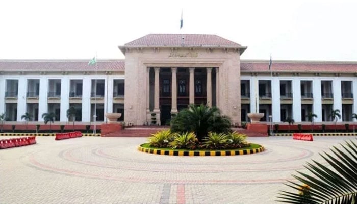 The Punjab Assembly building in Lahore. — Facebook@ProvincialAssemblyofPunjab/File