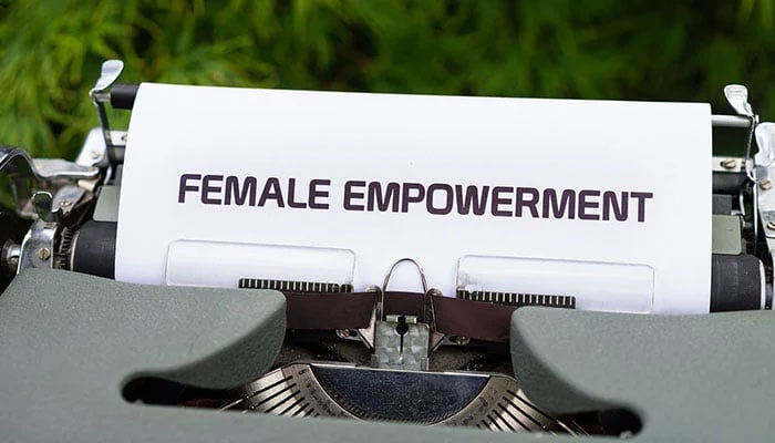 This representational image shows Female Empowerment written via a typewriter. — Unsplash/File