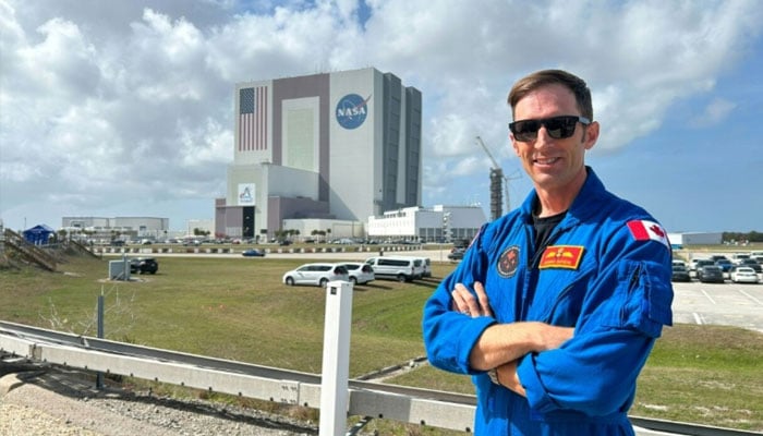 Canadian astronaut Joshua Kutryk hailed the first non-American voyage around the moon. —AFP/File