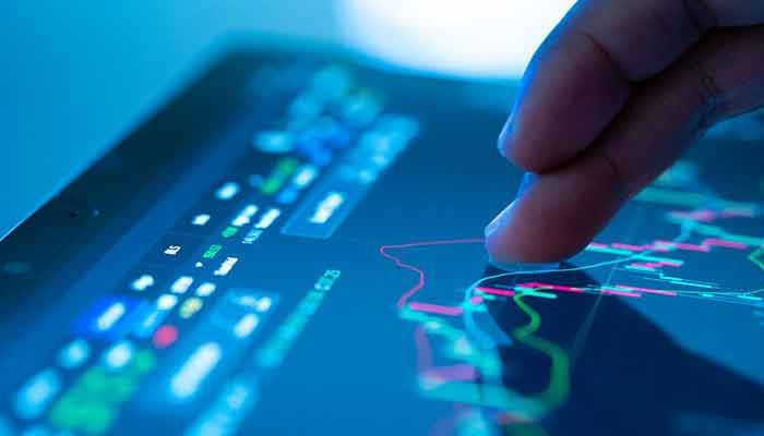 A representational image of a trader exploring a chart. —TheNews/File