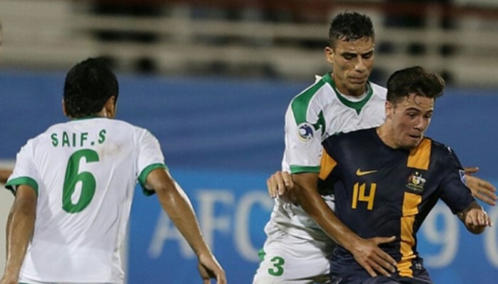 Ryan Williams (right) in action for Australias U-19 team in 2012. —AFP/File