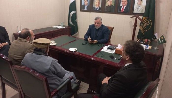 LDA Vice Chairman Mian Marghub Ahmed chairing a meeting on January 6, 2025. — X@MianMarghoob786